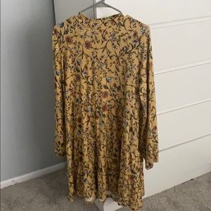 Tillys mock neck tiered long sleeve dress